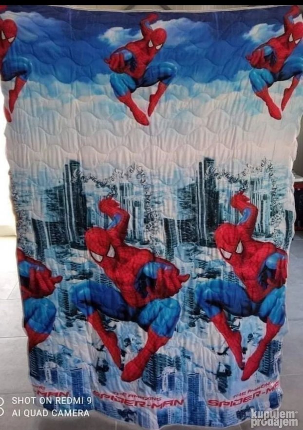 Decije posteljine Spiderman frozen