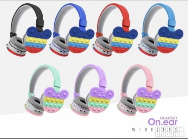 Decije slusalice Bluetooth Pop it