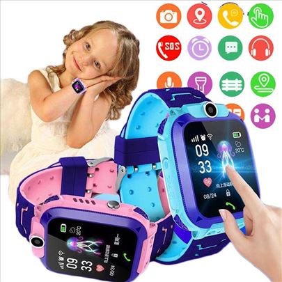 Deciji Pametan sat telefon Q12 Smart Sat Plavi