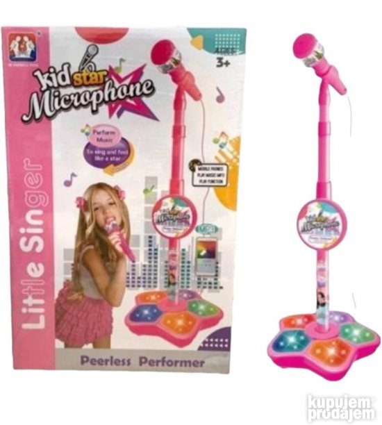 Deciji mikrofon Kid Star na disko postolju