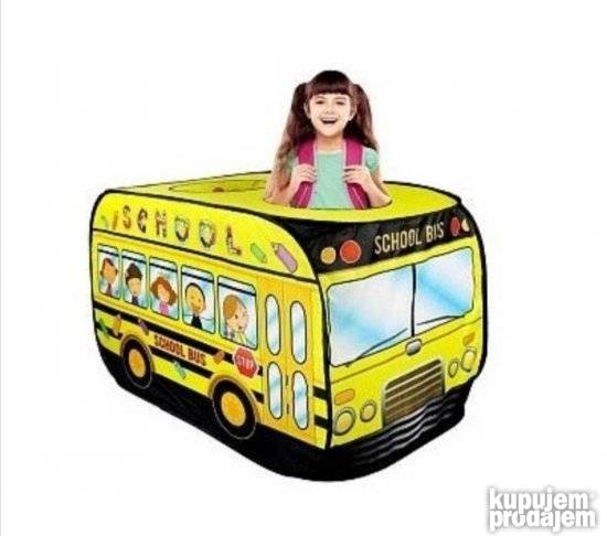 Deciji sator skolski autobus