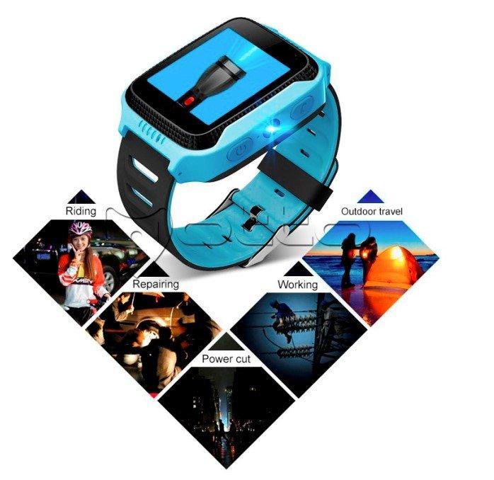 Decji satic smartic G900 smart watch telefon SIM GPS Plavi - Slika 3