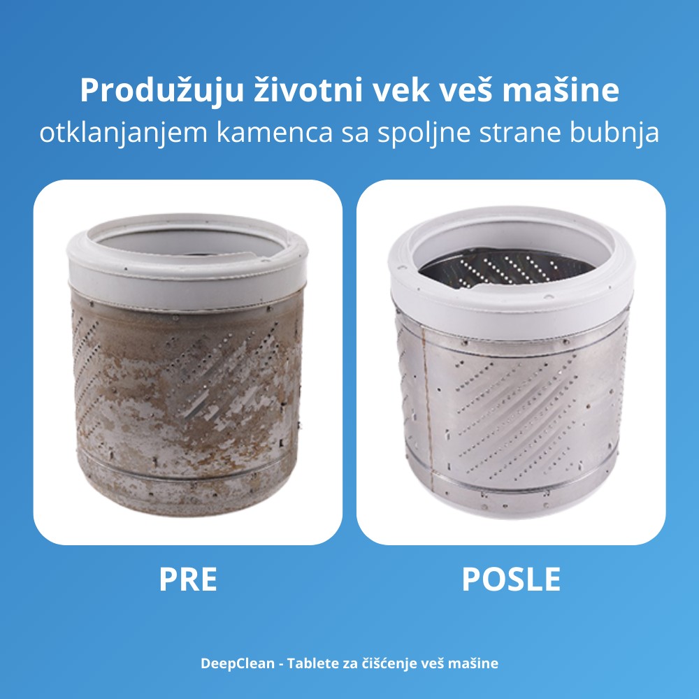 DeepClean Tablete za ciscenje ves masine