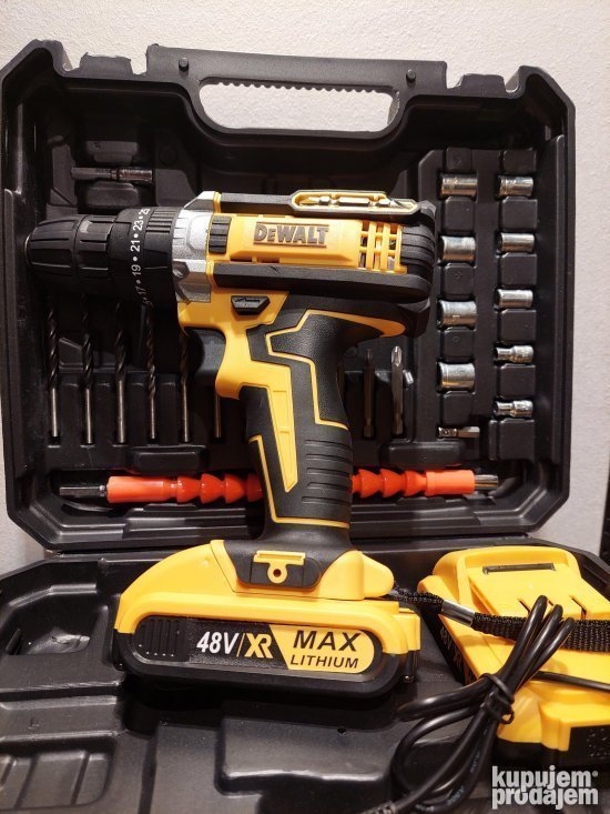 Dewalt 48v Aku srafilica busilica odvijac sa cekicem - Slika 5