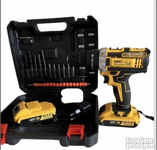 Dewalt 48v Aku srafilica busilica odvijac sa cekicem - Slika 6