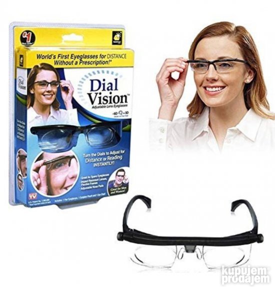 Dial Vision Univerzalne naocare sa podesivom dioptrijom