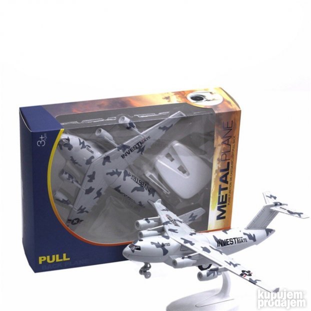 Diecast C17 Transportni avion Obrazovna igracka