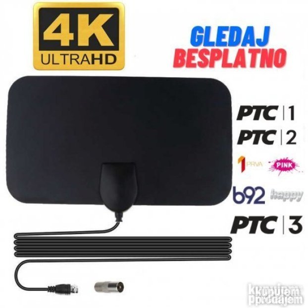 Digitalna TV antena DVB T2 Full HDTV Antena