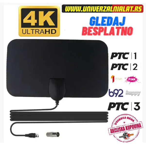 Digitalna TV antena gledaj besplatno TV - Slika 3