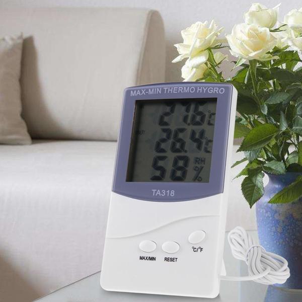 Digitalni LCD termometarhigrometar TA318 - Slika 3