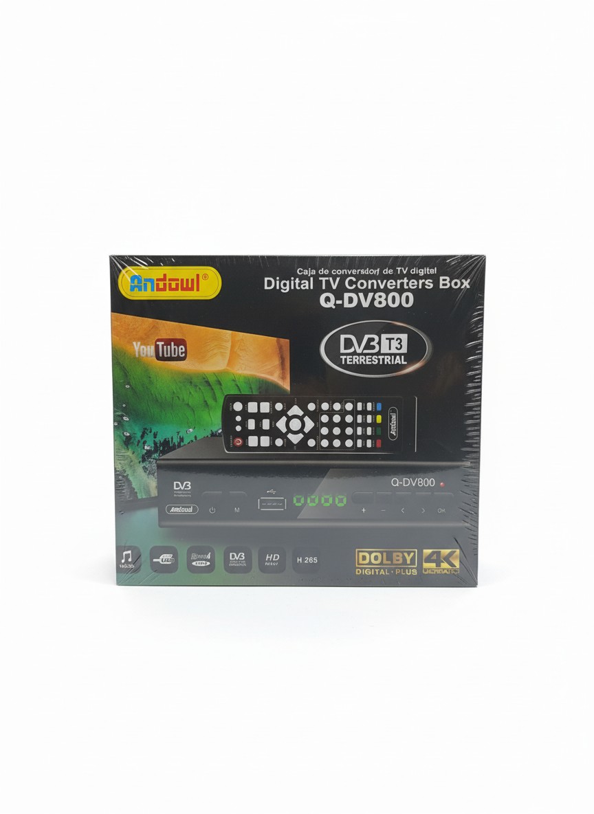 Digitalni TV konverter Q DV800 DVB T3 terestrijalni prijemnik sa daljinskm