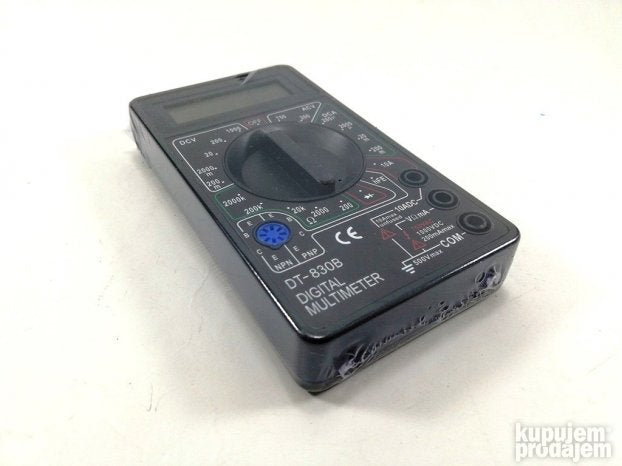 Digitalni Unimer Multimetar DT 830 B crni