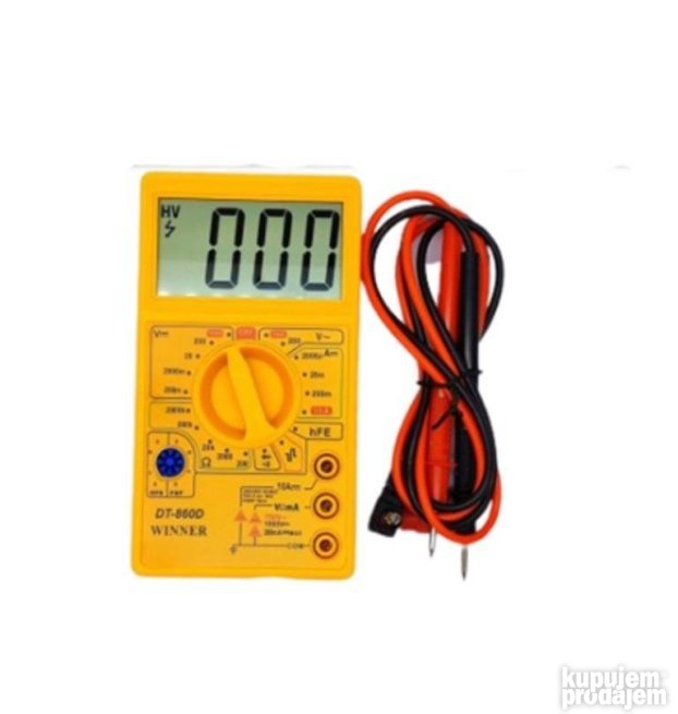 Digitalni Unimer Multimetar DT 830 B zuti