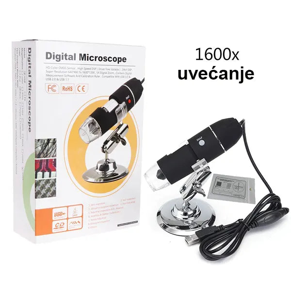 Digitalni mikroskop sa kamerom i uvecanjem do 1600x - Slika 3