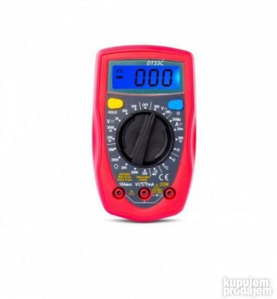 Digitalni multimetar Digitalni unimet DT33