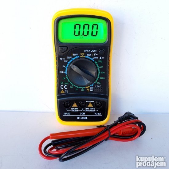 Digitalni multimetar unimer DT830L