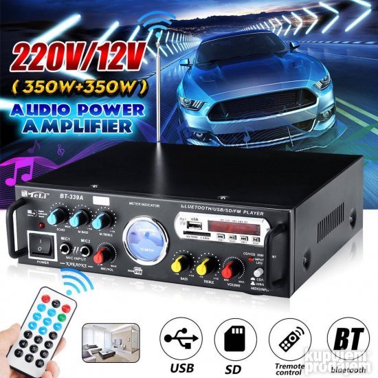Digitalni plejer Bluetooth pojacalo BT339A