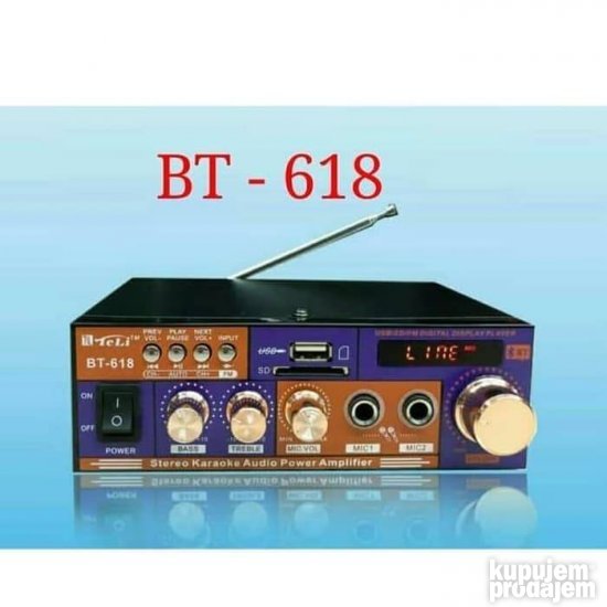 Digitalni stereo plejer BT 618 power amplifier