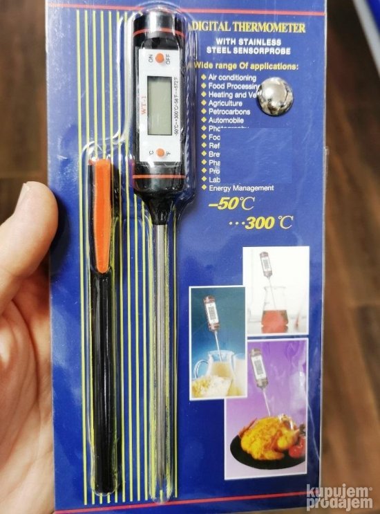 Digitalni termometar meri od 50 do i 300
