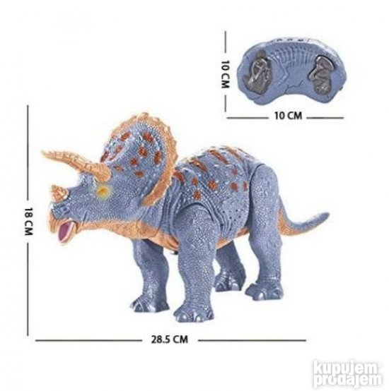Dinosaurus Triceratops Na Daljinsko Upravljenje