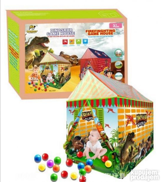 Dinosaurus sator za decu sa 50 loptica
