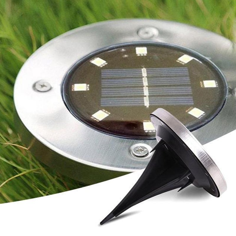Disk solarne LED lampe ubodne 4 komada