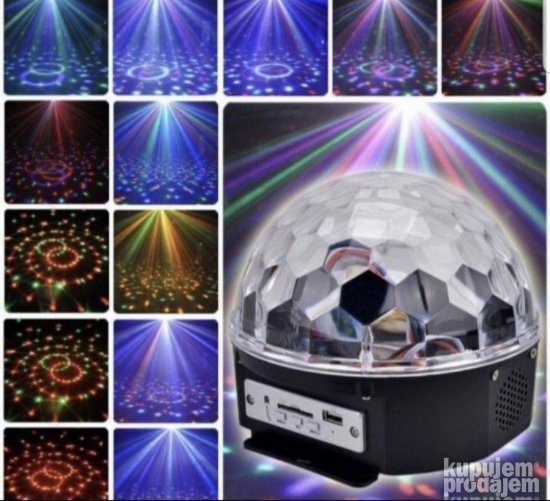 Disko Kugla Led Rgb Disko Magicna Kugla