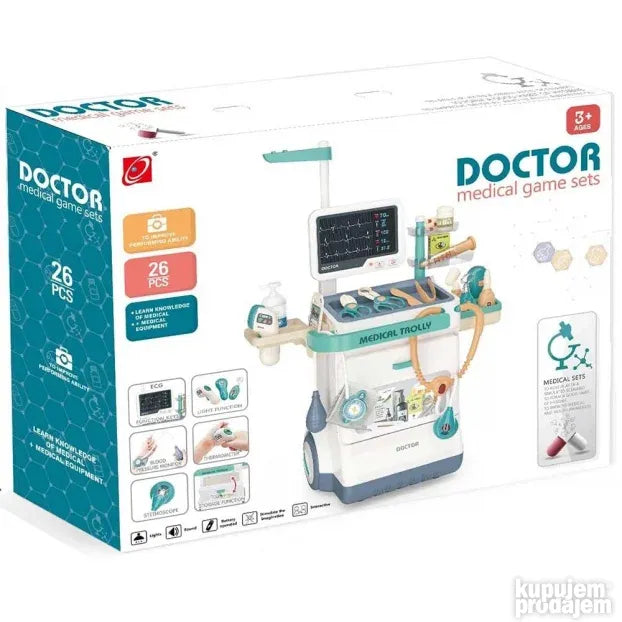 Doktorski set Medical game - Slika 3