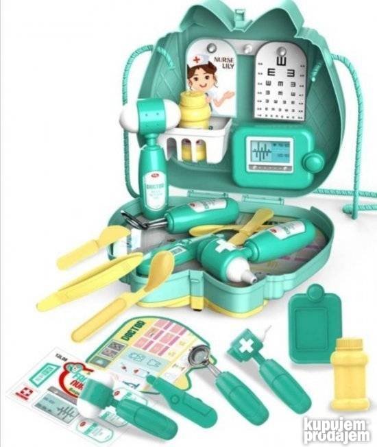 Doktorski set u koferu za male doktorke