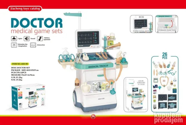 Doktorski sto doktorski set za decu