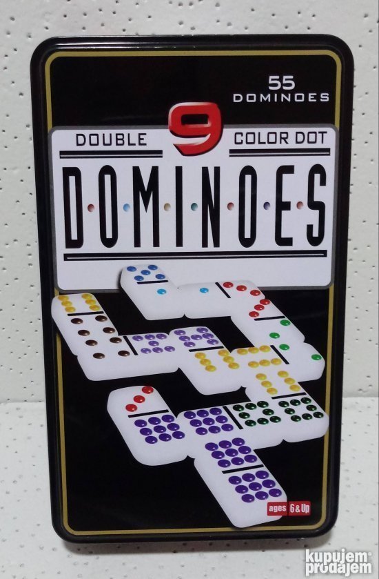Domine double 9  55 komada