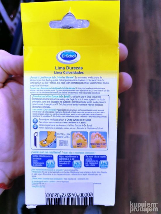 Dr Scholl aparat za uklananje zadebljane koze na tabanima