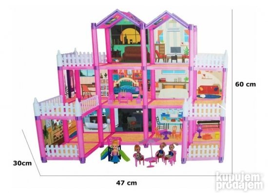 Dream Home Kucica za lutke sa namestajem