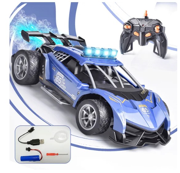 Drift igracka auto na daljinski upravljac sa efektima 2.4G Zeleni - Slika 4