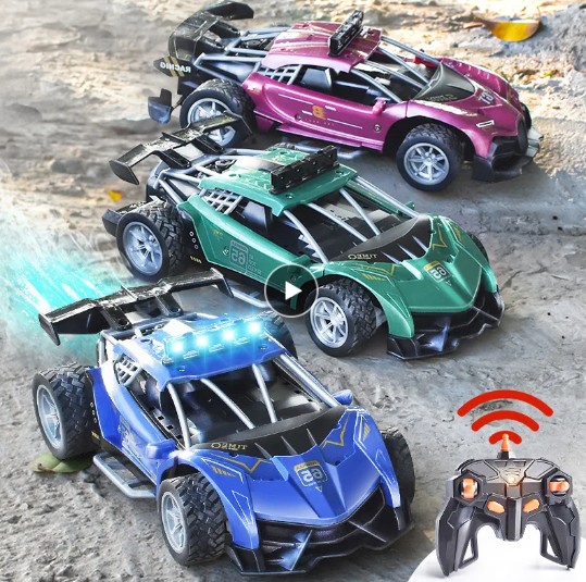 Drift igracka auto na daljinski upravljac sa efektima 2.4G Zeleni - Slika 5