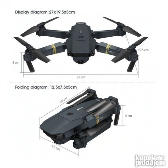 Dron 988 sa kamerom i baterijom - Slika 5