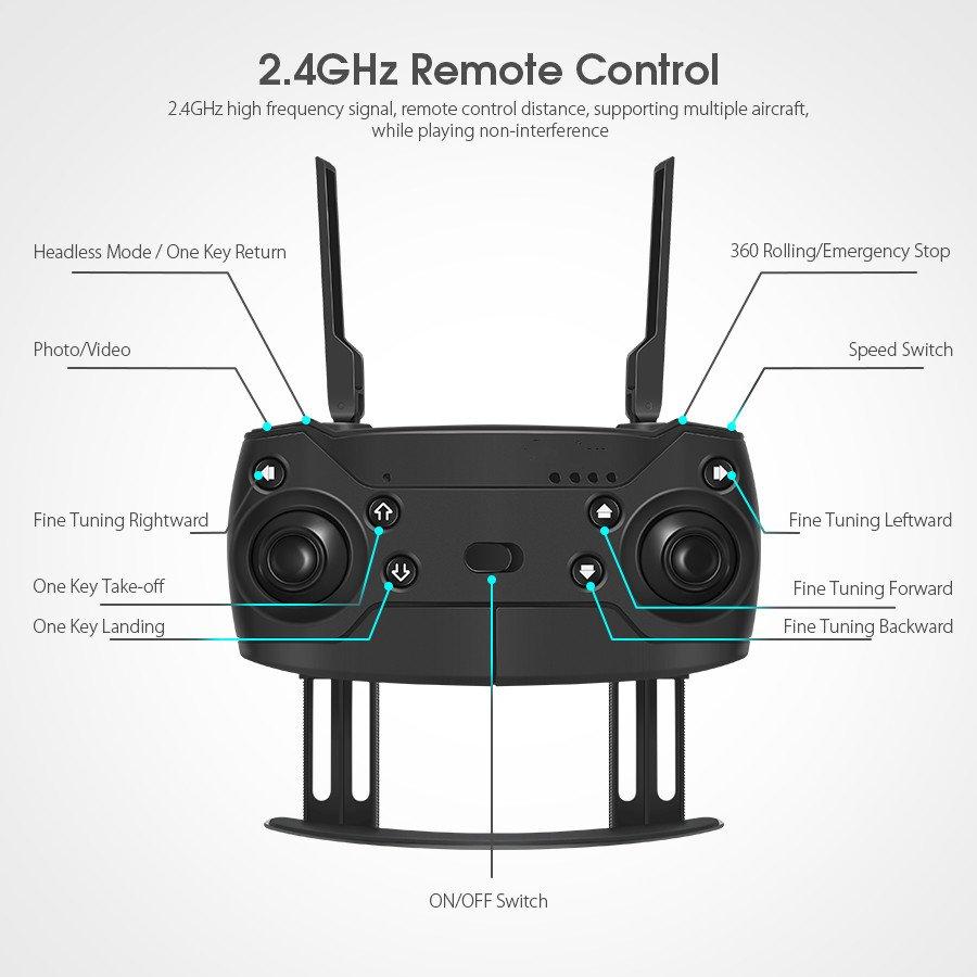 Dron 998 Kvadrokopter sa HD kamerom 1080P rez bat Dron 998 Kvadrokopter sa HD kamerom 1080P rez bat - Slika 5