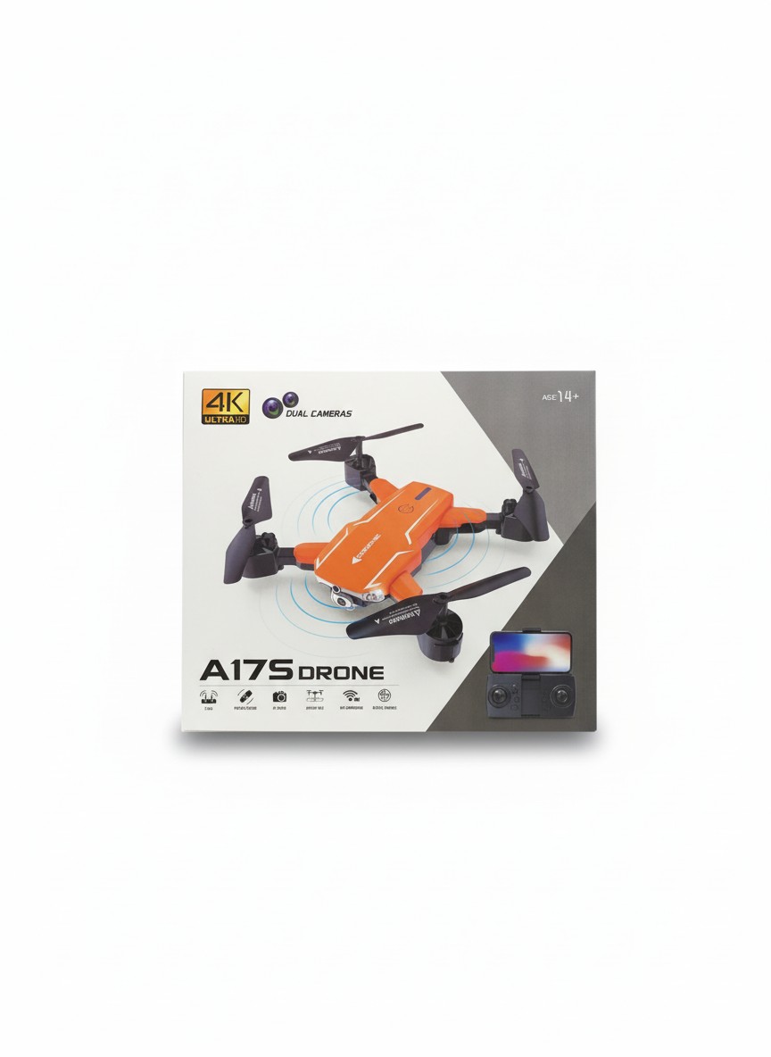 Dron A17S sa 4K kamerom Profesionalni dron sa dvostrukom kamerom i daljinskm