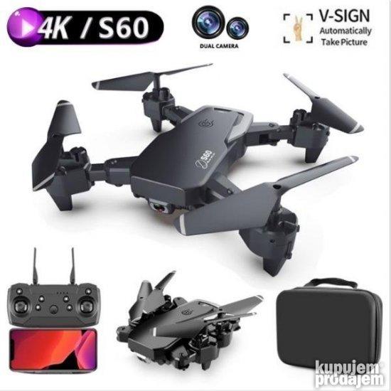 Dron S60 PLUS Sa kamerom WIFI i upravljanje preko mobilnog Dron S60 PLUS Sa kamerom WIFI i upravljanje preko mobilnog - Slika 4