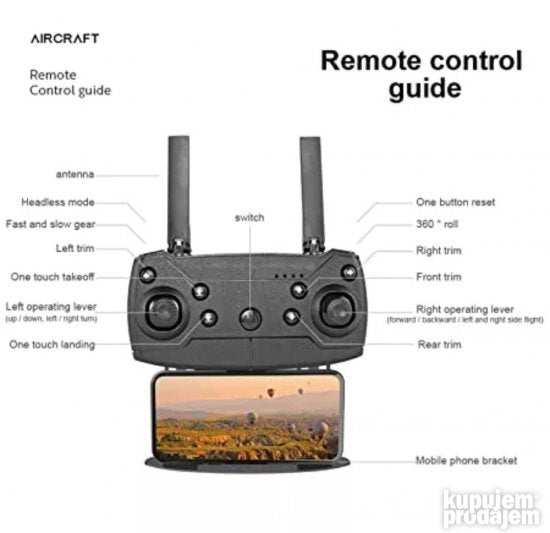 Dron sa 2 Kamere k9