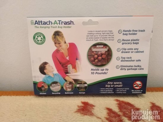 Drzac kesa za smece plasticni