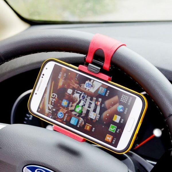Drzac mobilnog telefona za volan automobila