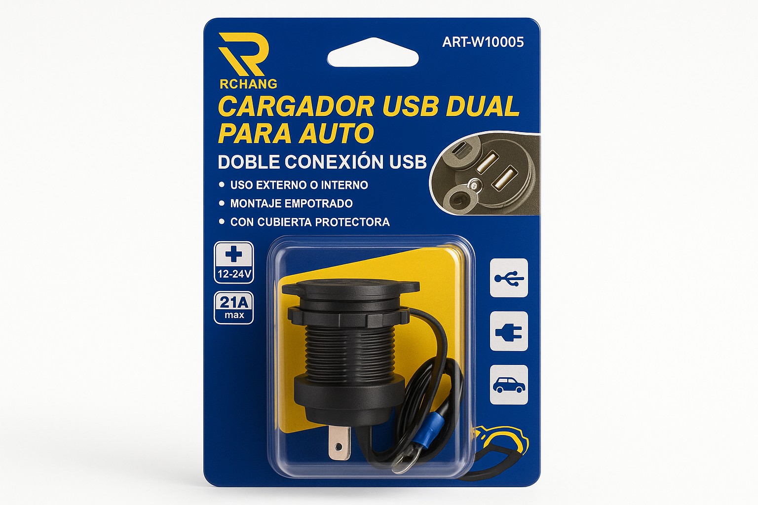 Dual USB Auto Punjac Dupli USB Punjac za Vozilo - Slika 4