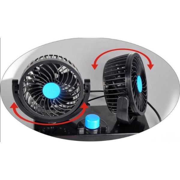 Dupli ventilator za auto 12v HX T303
