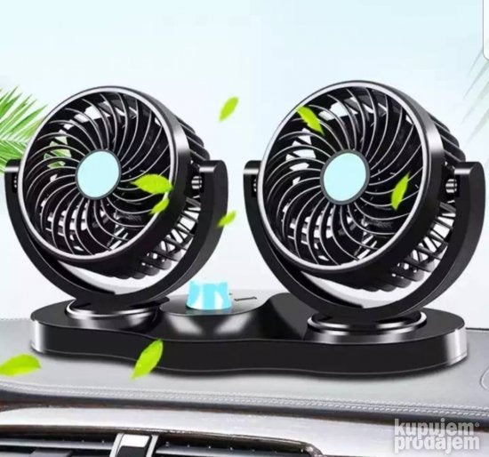 Dupli ventilator za auto Ventilator 12V ventilator za auto