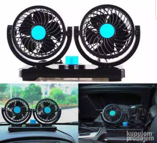 Dupli ventilator za auto Ventilator 12V ventilator za auto