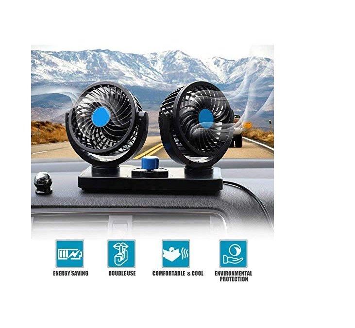 Dupli ventilator za hladjenje u autu 12V Dupli ventilator za hladjenje u autu 12V