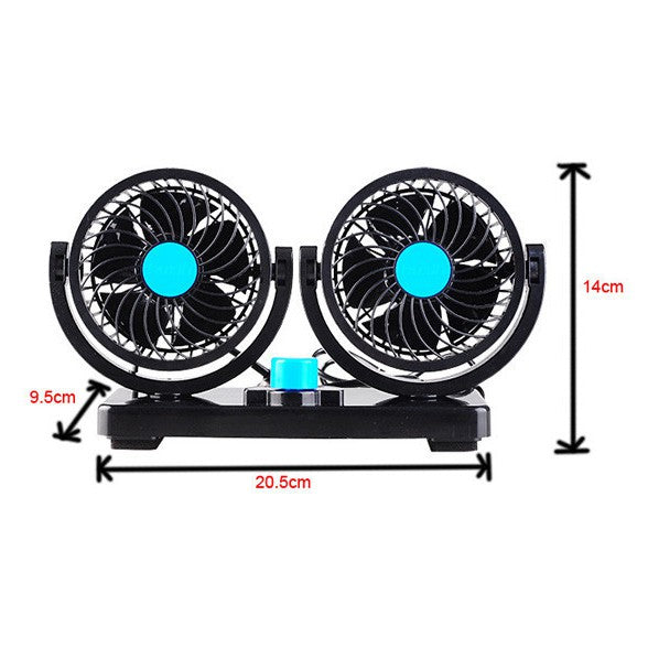 Dupli ventilator za vozilo - Slika 3
