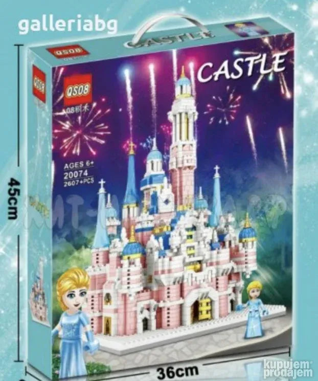 Dvorac Frozen 2607 Delova i Princeza