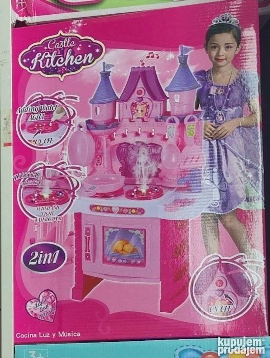 Dvorac i kuhinja 2u1 set za devojcice - Slika 6